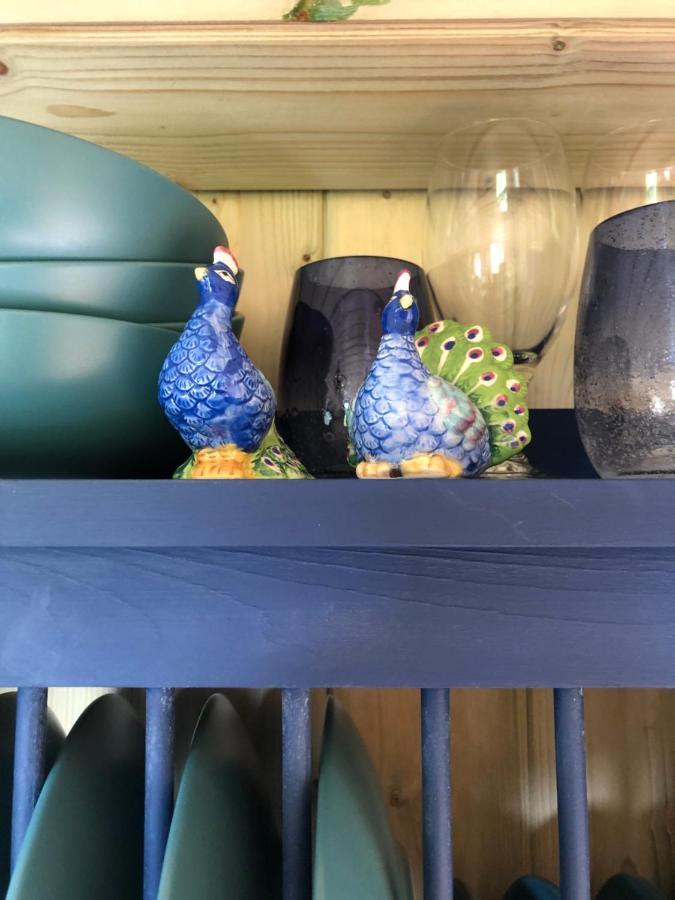 The Peacock Shepherds Hut At Hafoty Boeth コーウェン エクステリア 写真
