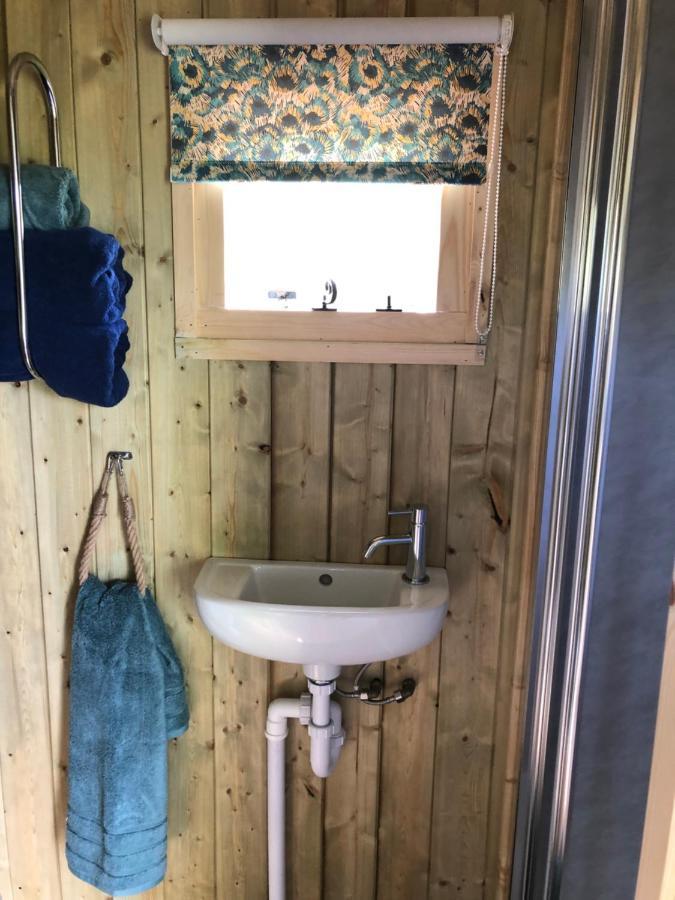 The Peacock Shepherds Hut At Hafoty Boeth コーウェン エクステリア 写真